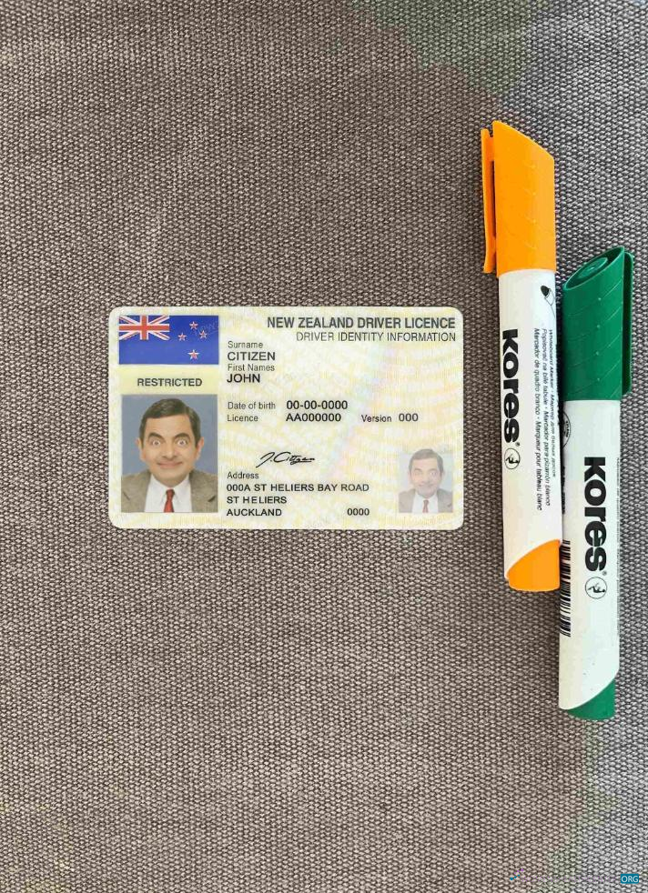 Download New Zealand DL photolook FRONT Photoshop template